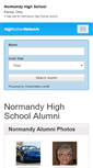 Mobile Screenshot of normandyhighschoolalumni.com